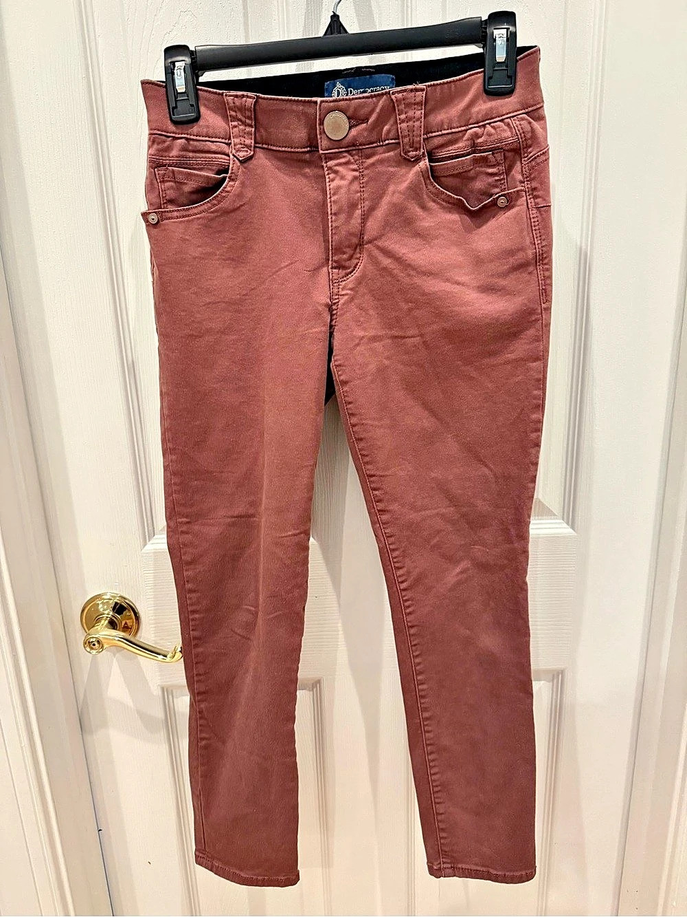 Democracy Absolution Skinny Pants in Pink Size 2 Like New
